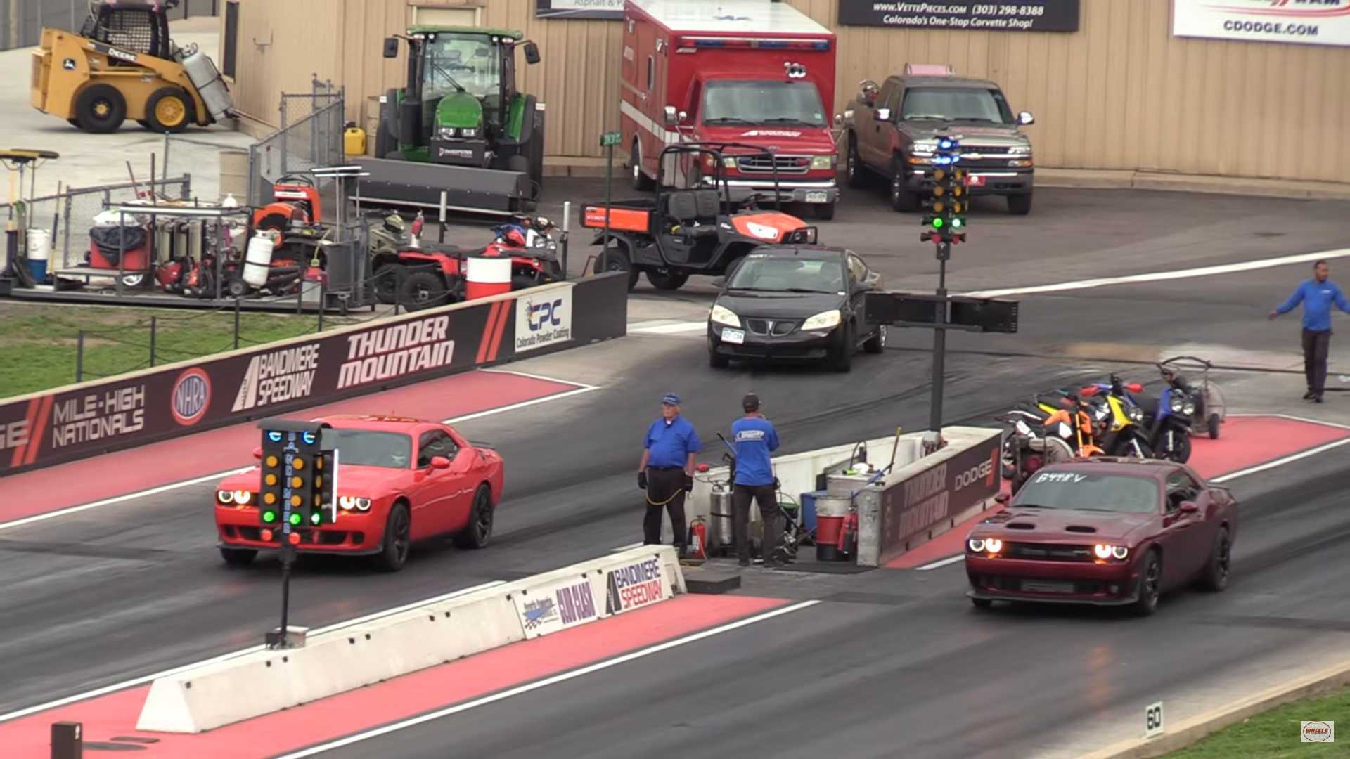 Family Dispute: Dodge Challenger Hellcat Drag Races Redeye Sibling 1 Family Dispute: Dodge Challenger Hellcat Drag Races Redeye Sibling
