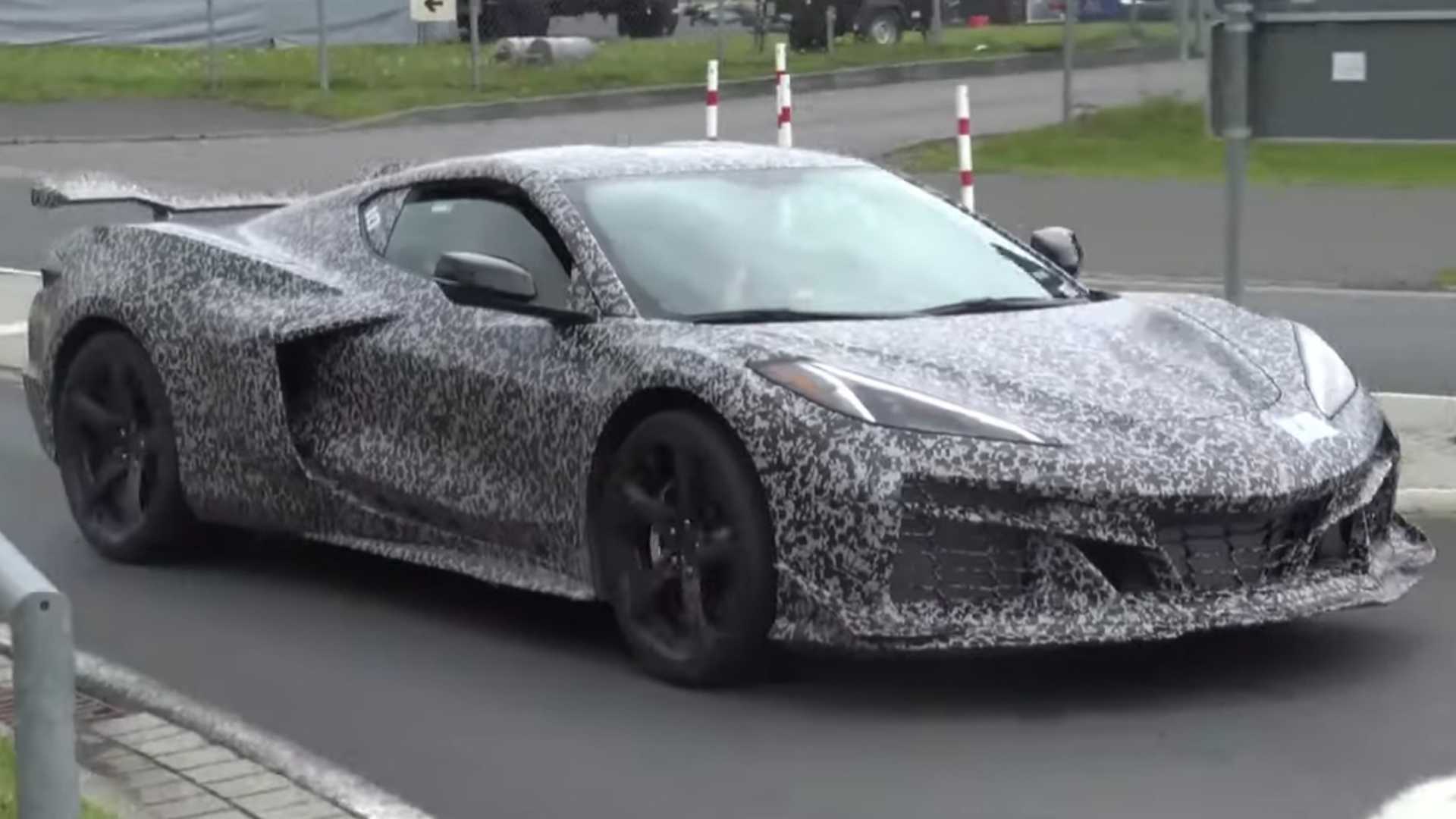 2023 Chevy Corvette Z06 Spied In Traffic Near The Nurburgring 1 2023 Chevy Corvette Z06 Spied In Traffic Near The Nurburgring