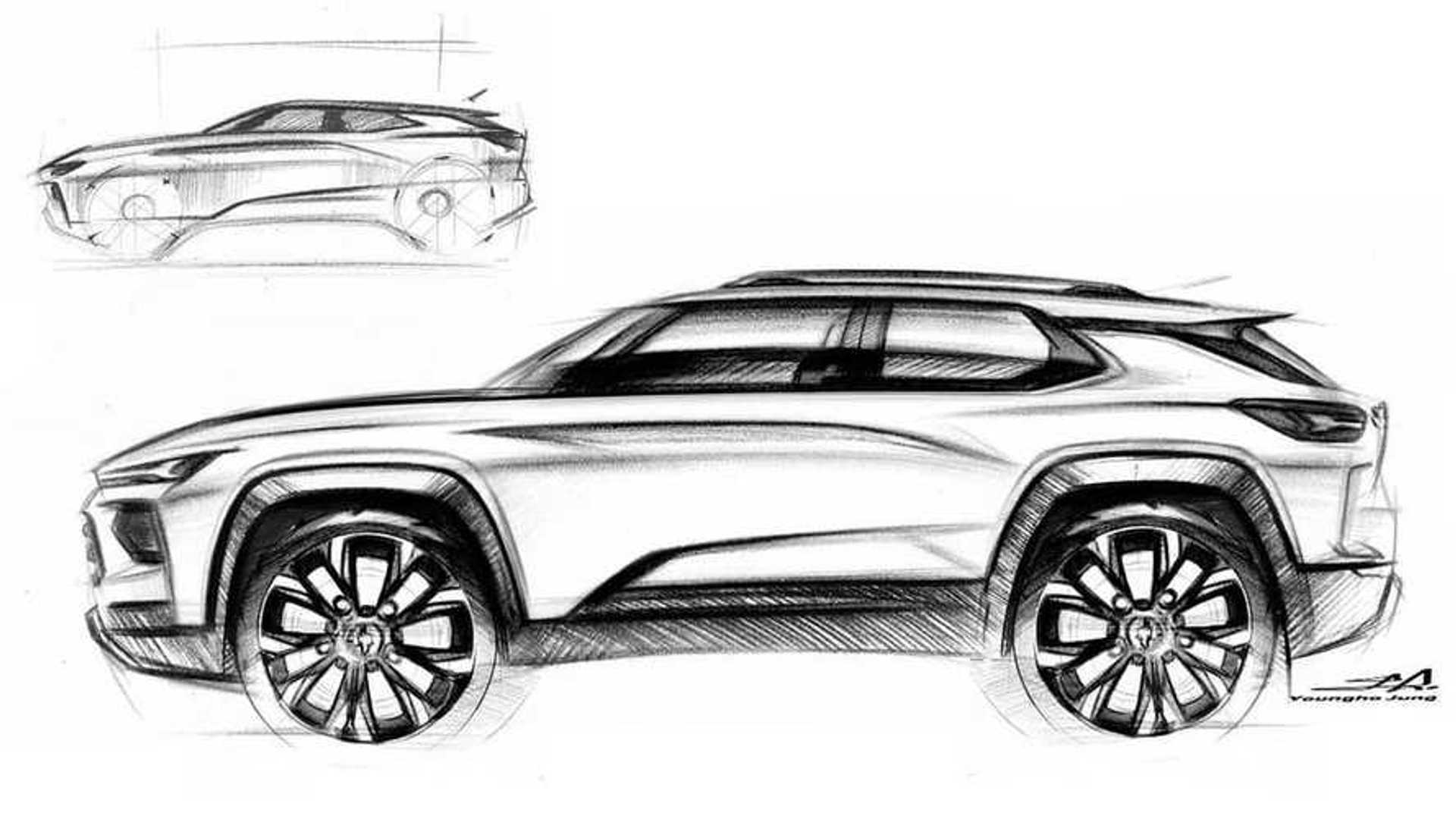 GM Chevy Crossover Sketch Is Distillation Of Modern SUV Design 1 GM Chevy Crossover Sketch Is Distillation Of Modern SUV Design