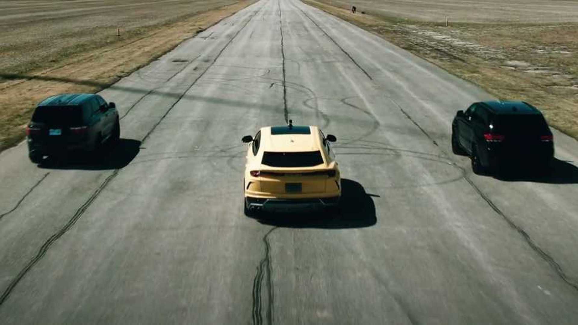 Durango Hellcat Drag Races Jeep Trackhawk, Urus In Potent SUV Showdown 1 Durango Hellcat Drag Races Jeep Trackhawk, Urus In Potent SUV Showdown