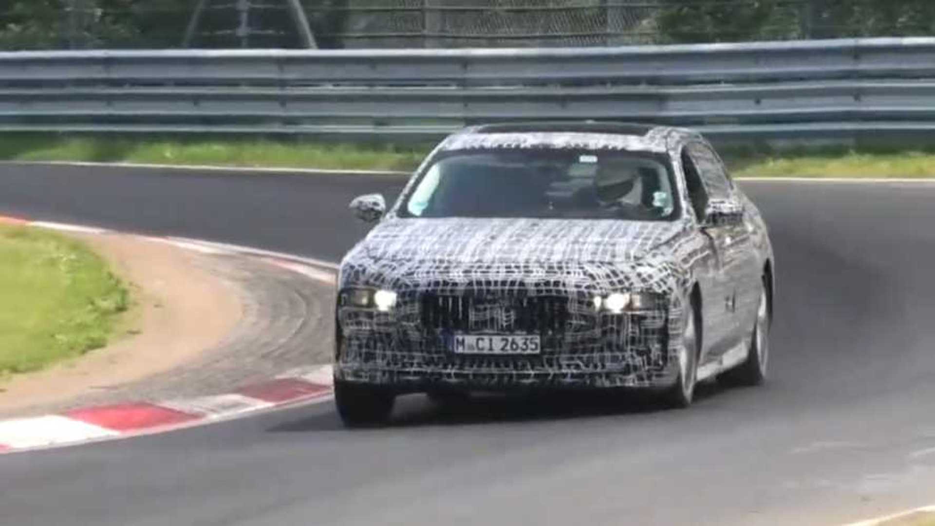 Next-Gen BMW 7 Series Hybrid, i7 EV Spied Silently Lapping The 'Ring 1 Next-Gen BMW 7 Series Hybrid, i7 EV Spied Silently Lapping The 'Ring