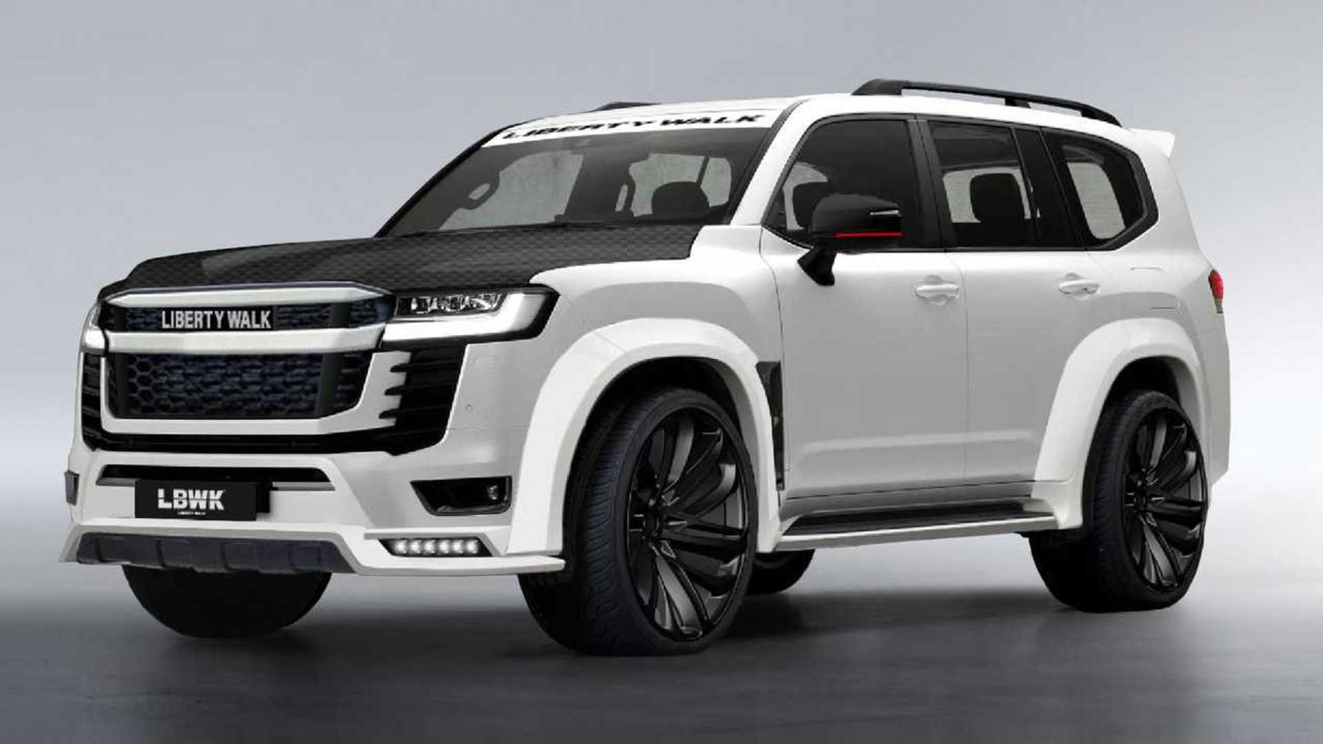 2022 Toyota Land Cruiser Gets Wild Looking Body Kit From Liberty Walk 1 2022 Toyota Land Cruiser Gets Wild Looking Body Kit From Liberty Walk