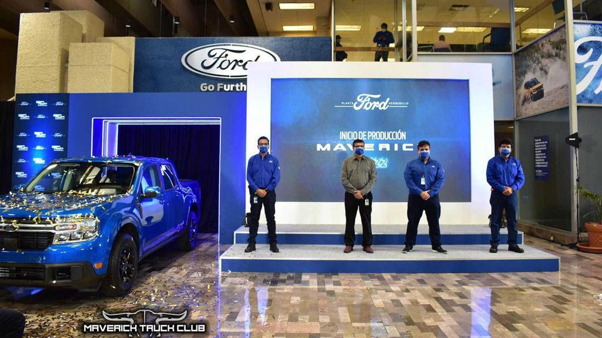 Ford Maverick Starts Production, First Truck Is A Blue Lariat 2.0T 1 Ford Maverick Starts Production, First Truck Is A Blue Lariat 2.0T