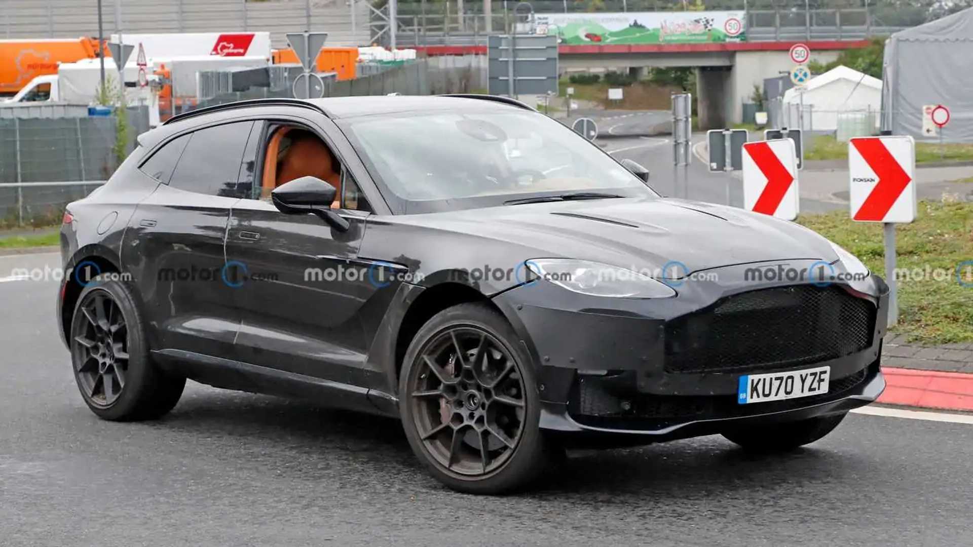 Aston Martin DBX Spied On The 'Ring Flaunting Refreshed Front Fascia 1 Aston Martin DBX Spied On The 'Ring Flaunting Refreshed Front Fascia