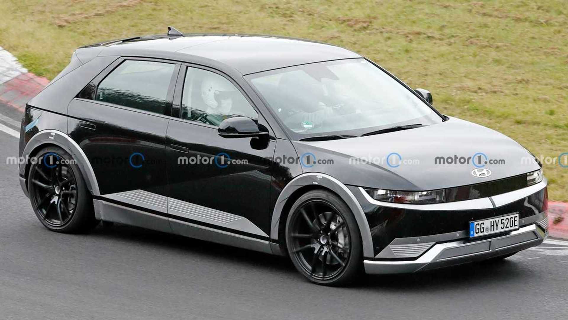 Hyundai Ioniq 5 N Spy Shots Capture Crossover At The Nurburgring 1 Hyundai Ioniq 5 N Spy Shots Capture Crossover At The Nurburgring