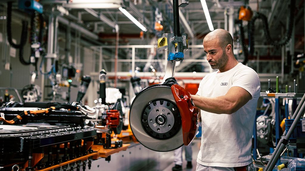 Uno dei circa 3.000 lavoratori Audi di Bruxelles