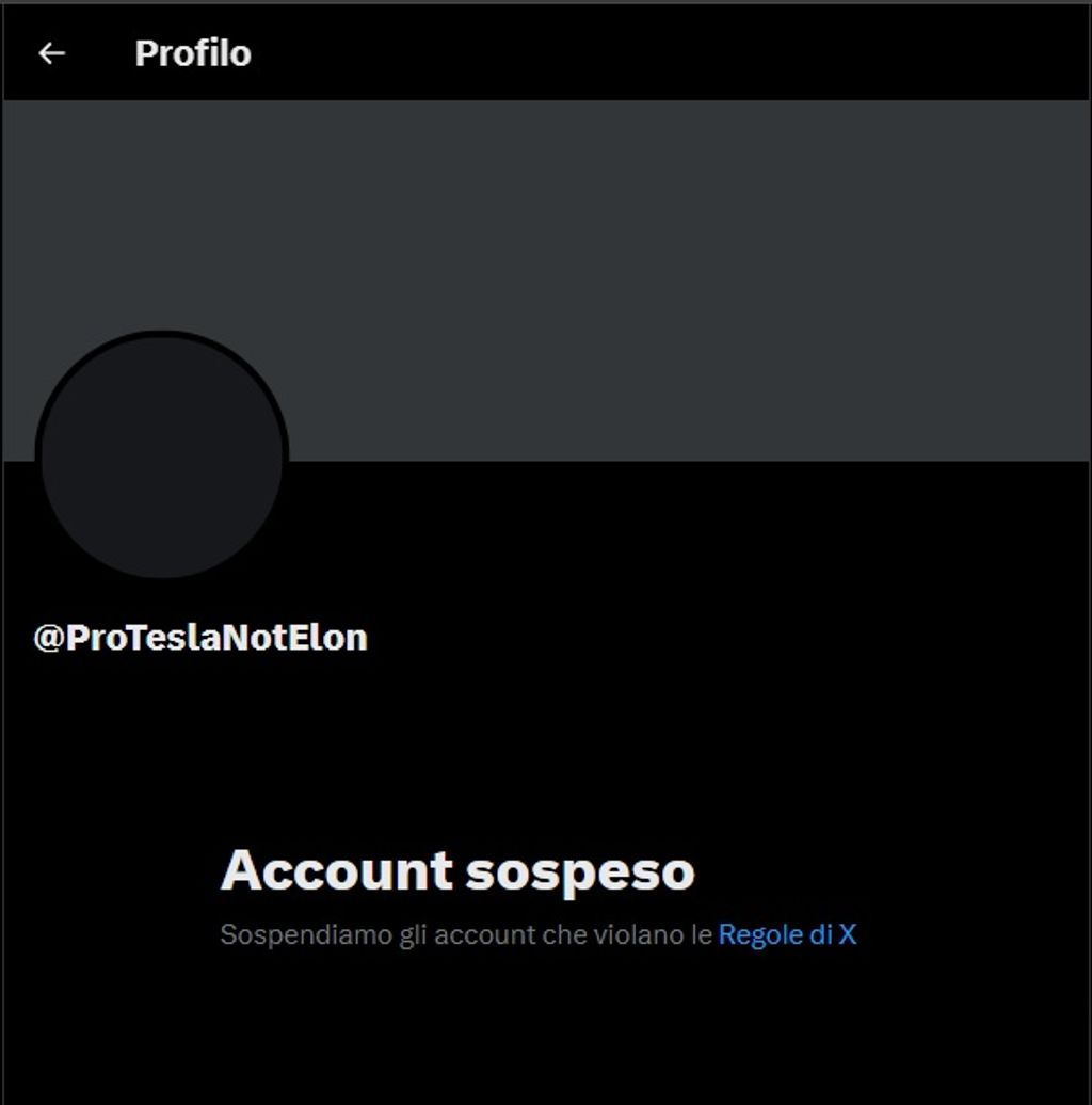 "Elon vattene": licenziato un dipendente Tesla 4 account-sospeso