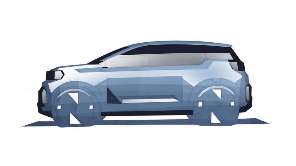 Dacia Spring (2026), il bozzetto ufficiale