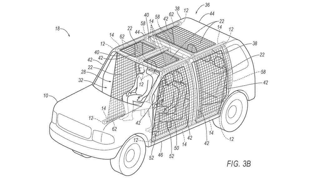 Il brevetto Ford per le porte pieghevoli
