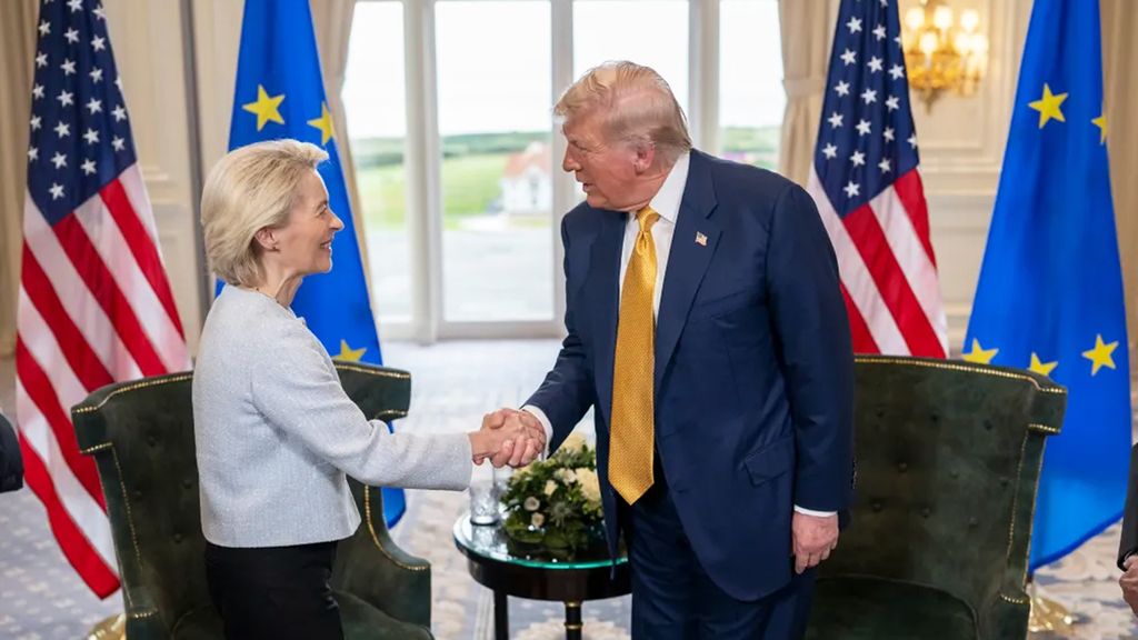 Incontro in Scozia fra Ursula von der Leyen e Donald Trump