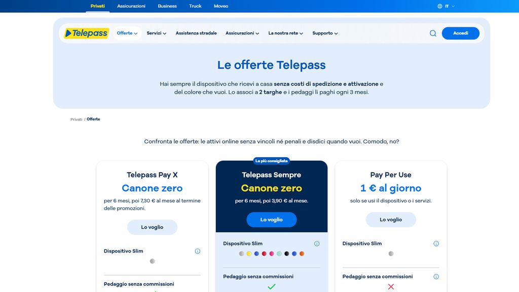 Telepass: costo, come farlo, abbonamento, funzioni, concorrenti