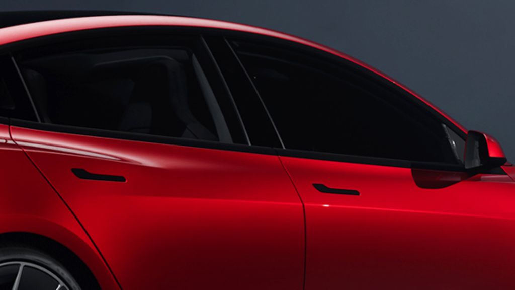 Le maniglie della Tesla Model 3