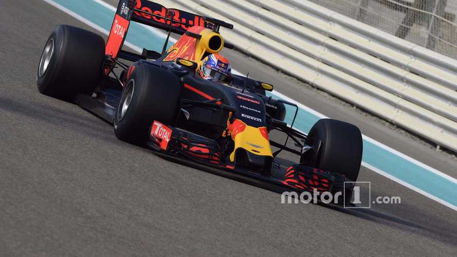 Max Verstappen, Red Bull Racing testing the new 2017 Pirelli tyres