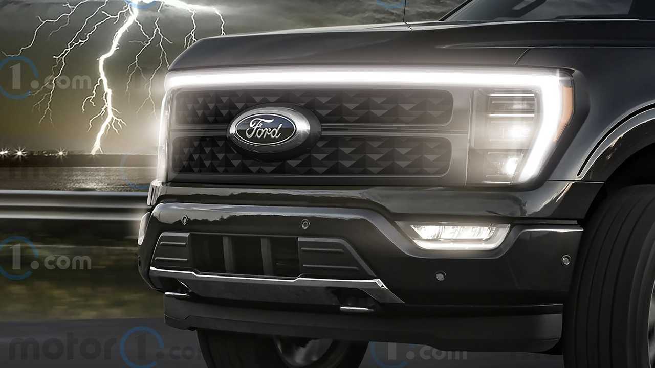 Ford F-150 Electric 2022, Renders