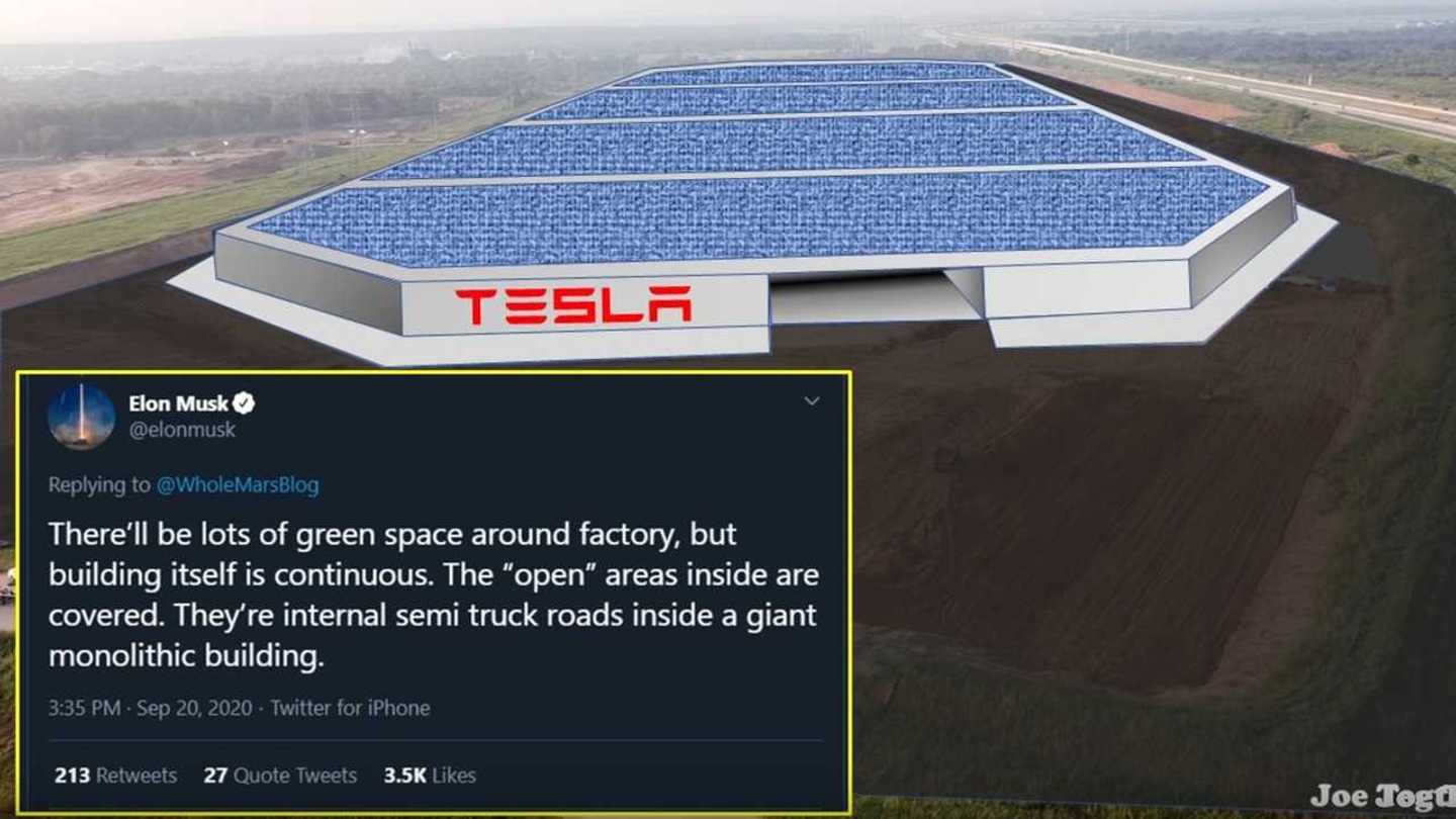 First Steel Structure Appears At Tesla Giga Austin