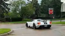 Ford GT Absendeausgabe Spionagefoto
