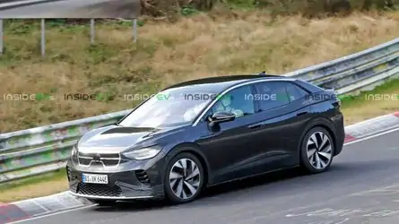 Volkswagen ID.5 GTX Spied Taking On The Nurburgring Volkswagen ID.5 GTX on the Nurburgring