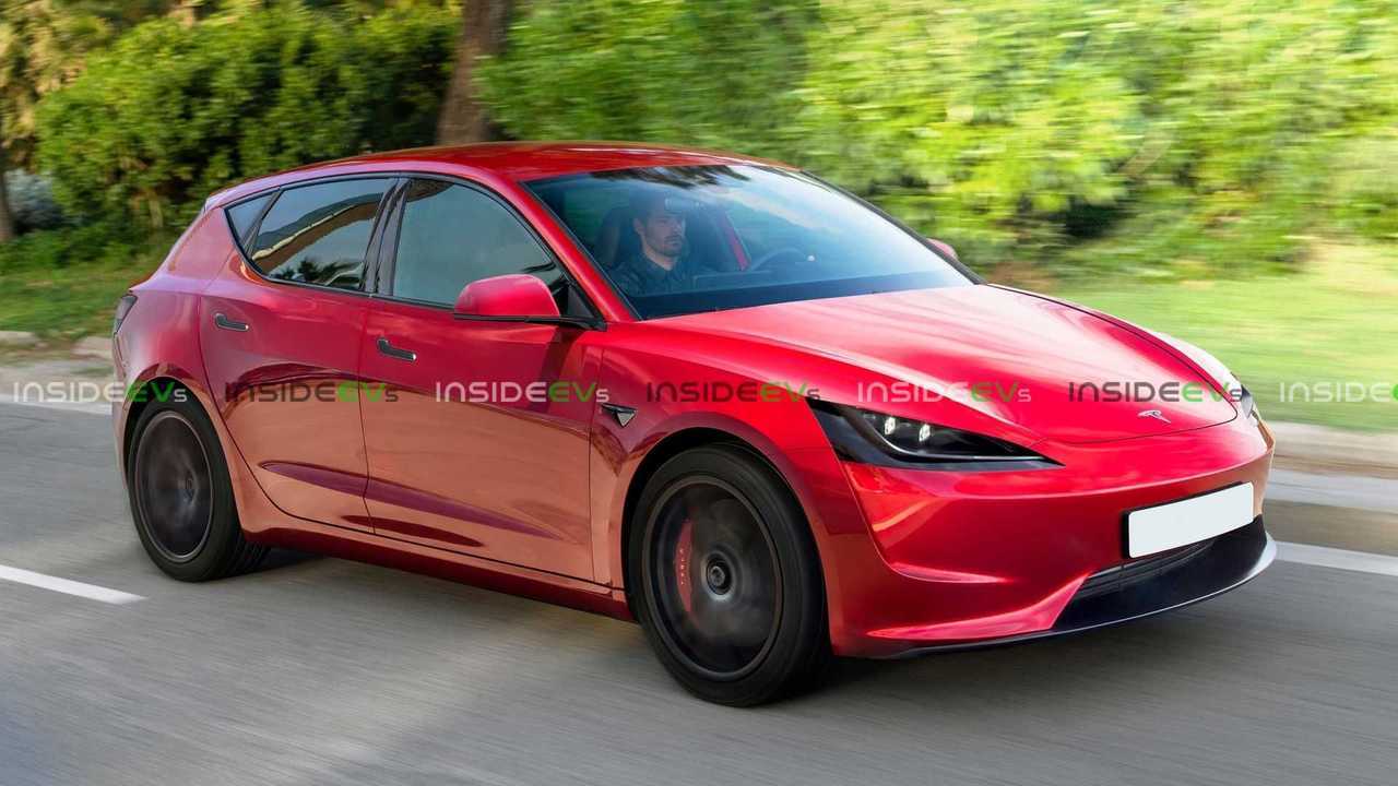 Tesla Model 2: Rendering von @Theottle