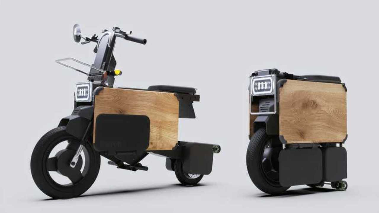 ICOMA Tatamel Bike - Unfolded and Folded