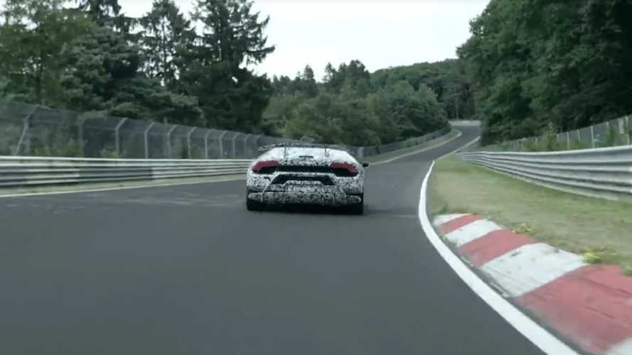 Lamborghini Huracan Performante Nurburgring teaser