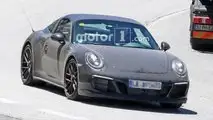 Porsche 911 GTS Targa facelift spy shots