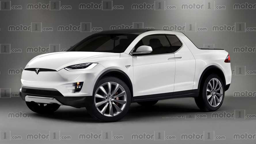 Tesla pickup render