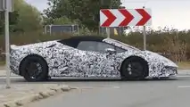 Lamborghini Huracan Spyder facelift spy