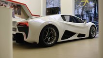 Milan Red Hypercar Detail
