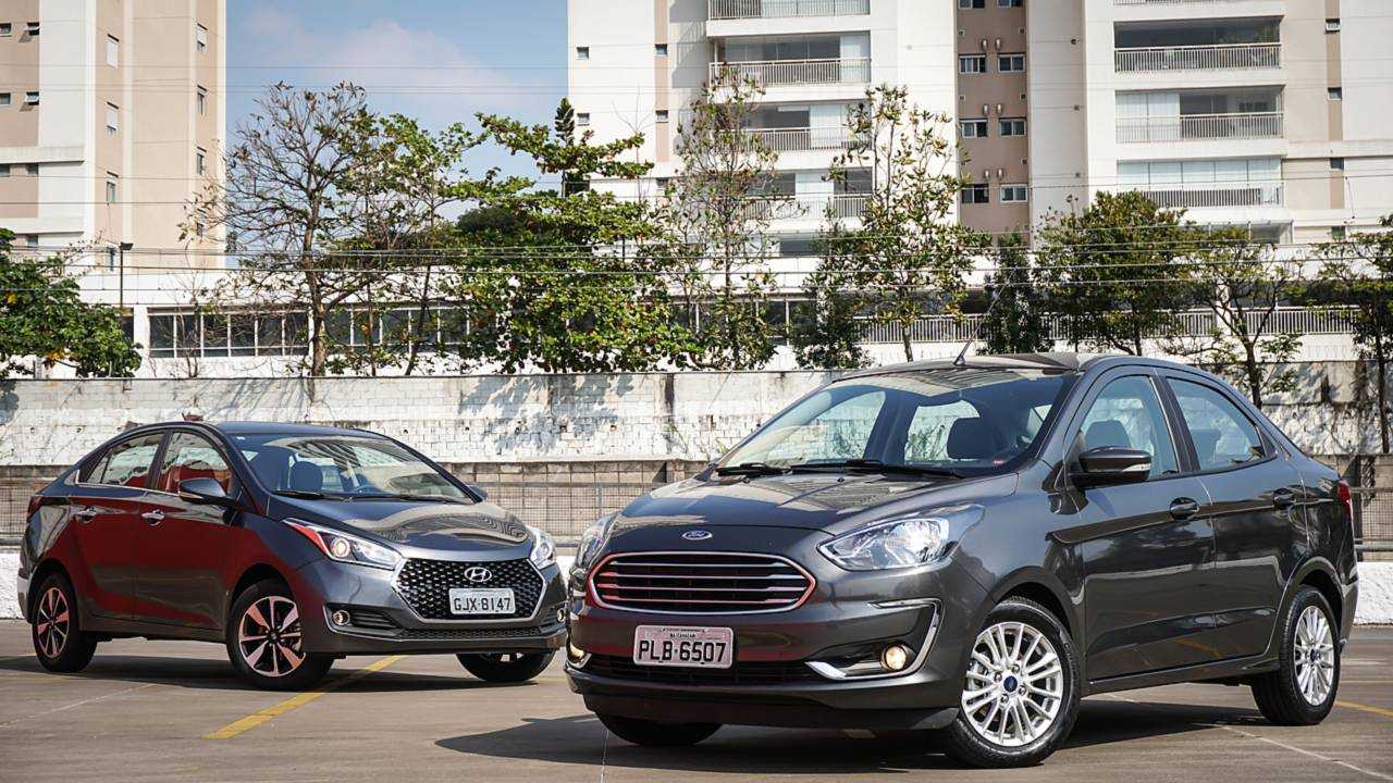 Ford Ka Sedan Titanium x Hyundai HB20S Premium