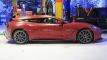 Photo d'espion de l'Aston Martin Vanquish Zagato Shooting Brake