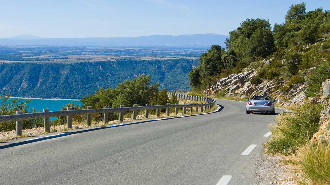 road trip at Saint Croix lake France