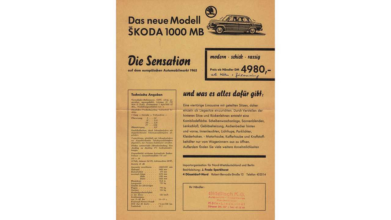 55 Jahre Škoda 1000 MB