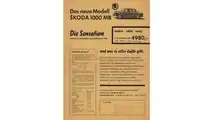 55 Jahre Škoda 1000 MB