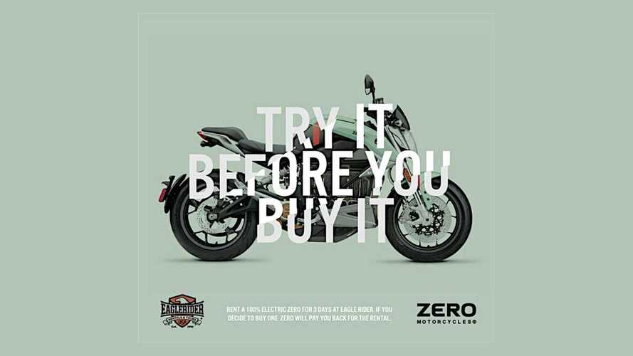 Try A Zero Motorcycle Before You Buy It With EagleRider Rentals