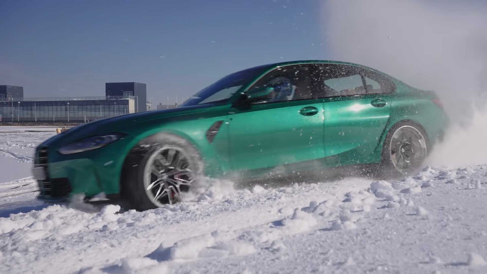 Image result for bmw m3 on snow spain