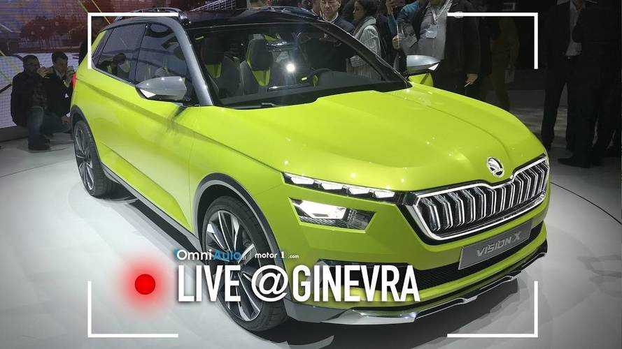 Skoda Vision X, A Ginevra con metano ed elettrico assieme