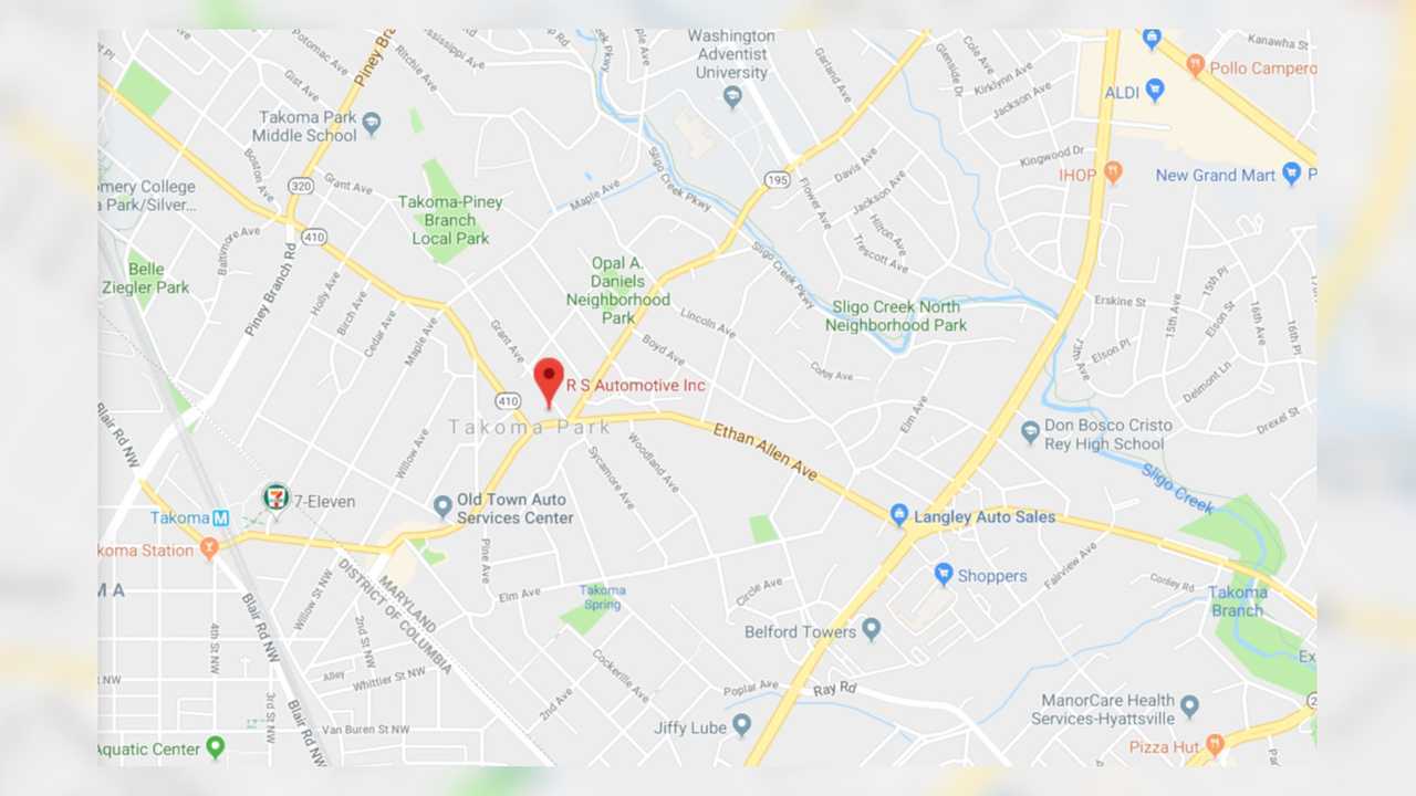 RS Automotive map
