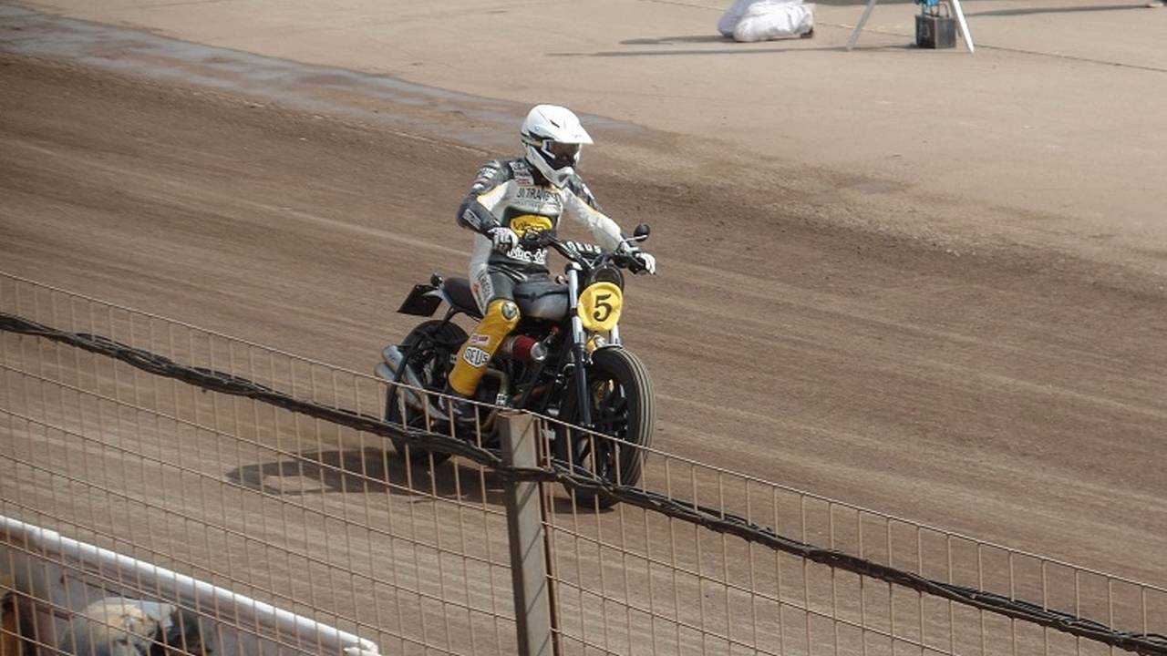 Bike built and raced by Deus ex Machina