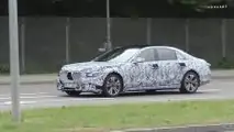 2020 Mercedes S-Class screenshot from spy video