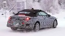 Mercedes-Benz CLE-Class Convertible Spy Shots Back View