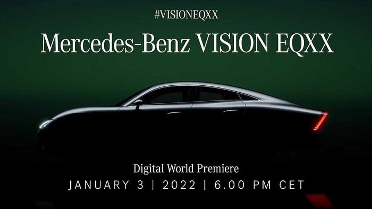 Mercedes EQXX: Weltpremiere am 3. Januar 2022