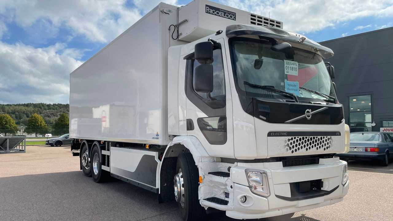 Volvo FE Electric con unità Frigoblock di Martin & Servera