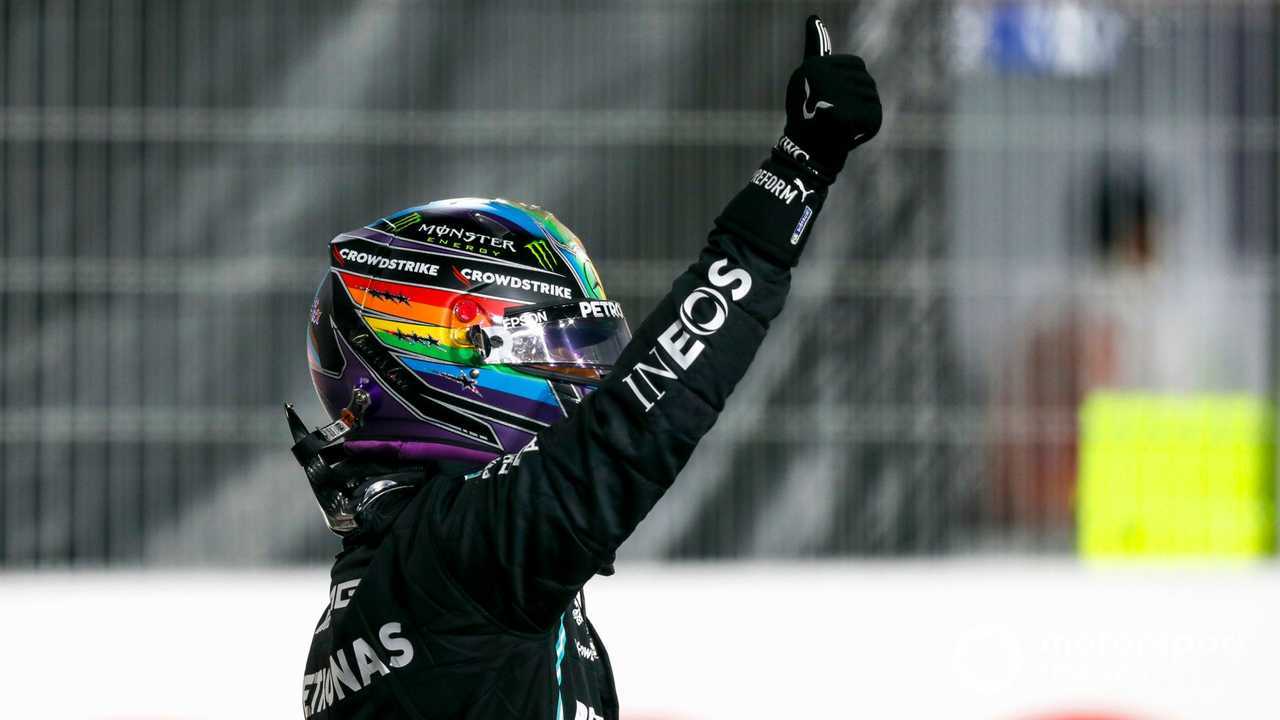 Lewis Hamilton at Qatar GP 2021