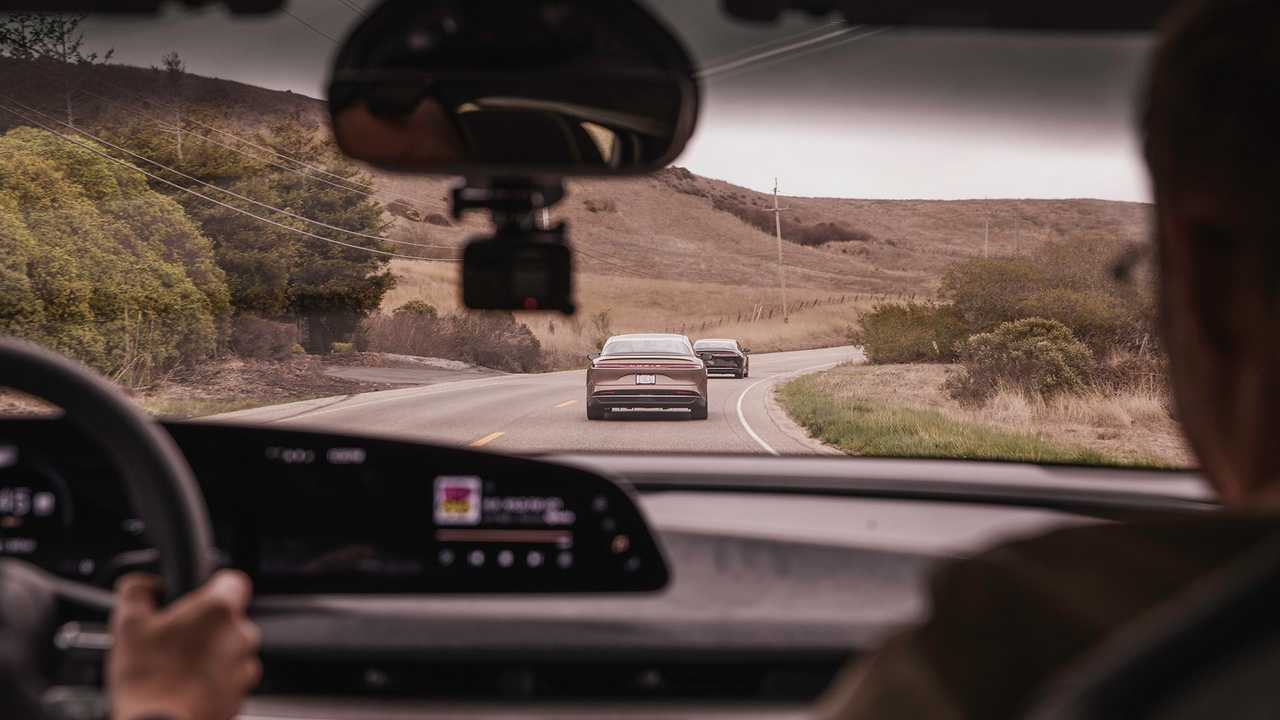 Foto - Lucid Air, la prima prova su strada