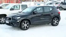 Volvo XC40 (2022) Facelift ungetarnt erwischt