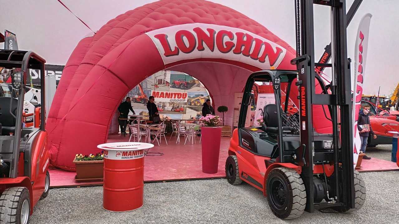 Manitou con Longhin alla Fiera di Savigliano