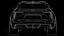 Cadillac Escalade IQ sketch rear