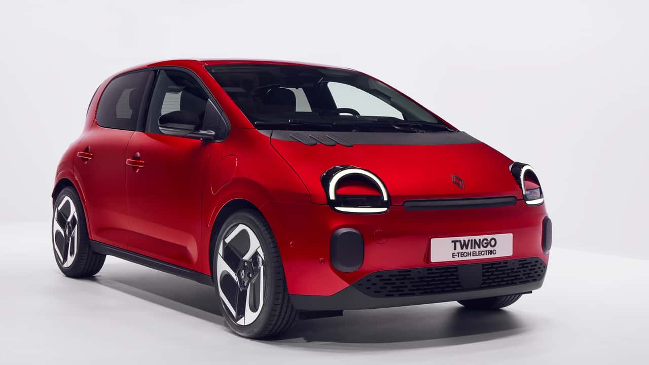 Renault Twingo E-Tech Electric (2026) em vermelho