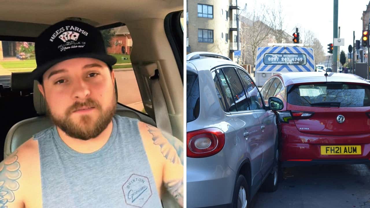 Man gets into fender bender