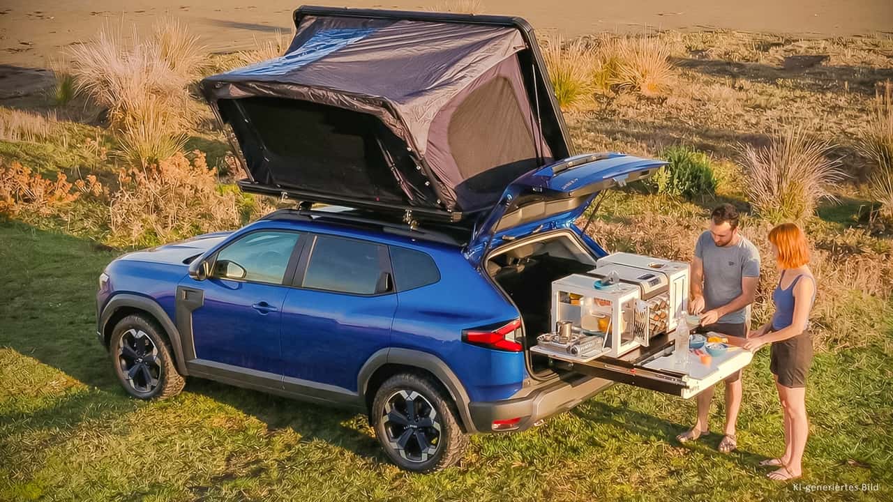 Dacia Bigster mit squiq Campingbox